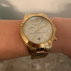 Michael Kors Gold Large Watch